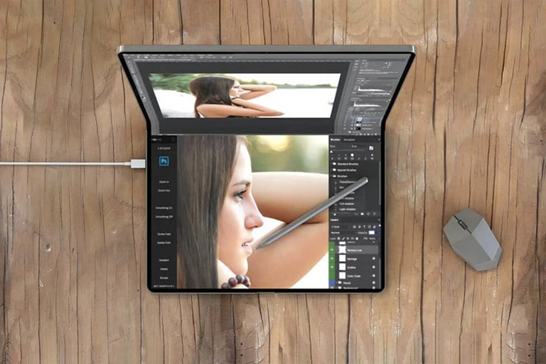 What will the folding screen MacBook be like?  - Photo 1.