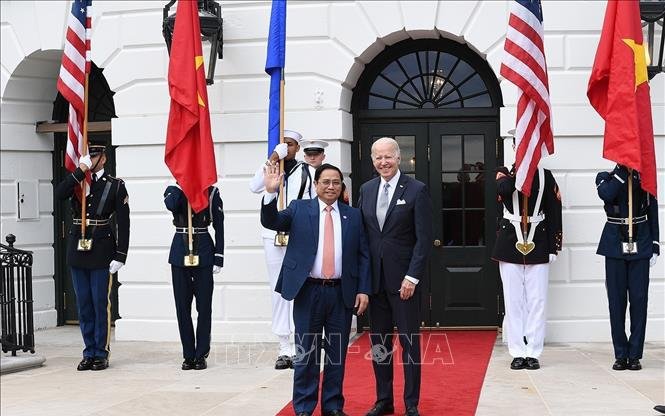 Thủ tướng Phạm Minh Chính gặp song phương Tổng thống Hoa Kỳ Joseph Biden