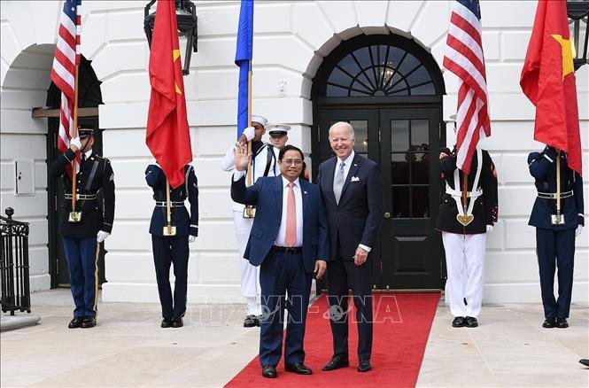 Thủ tướng Phạm Minh Chính gặp song phương Tổng thống Hoa Kỳ Joseph Biden - Ảnh 1.