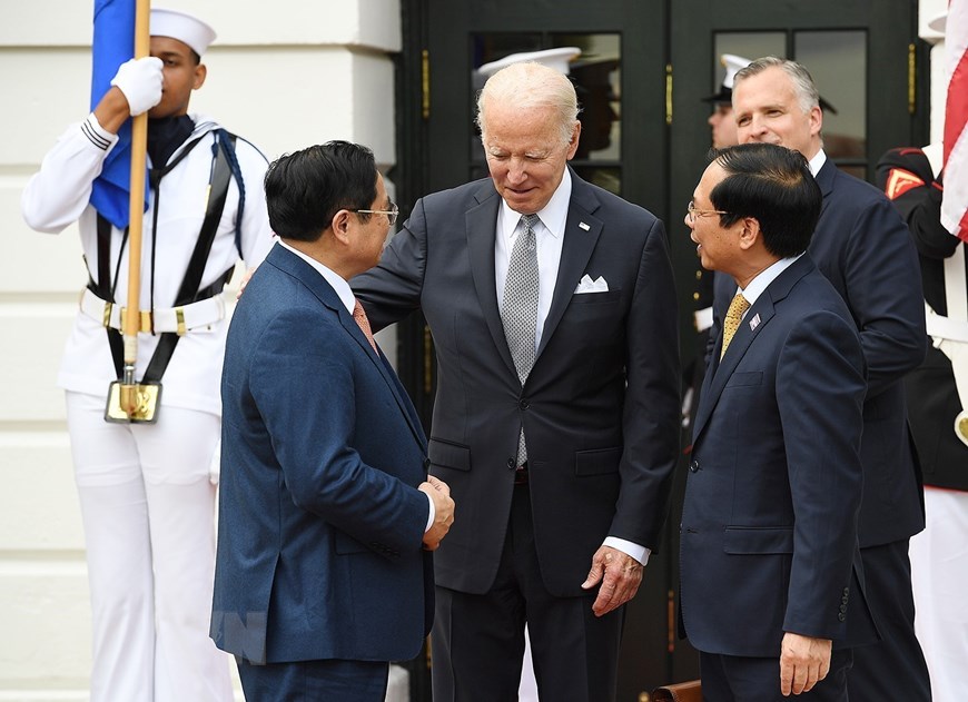 Thủ tướng Phạm Minh Chính dự chiêu đãi của Tổng thống Hoa Kỳ Joe Biden - Ảnh 3.