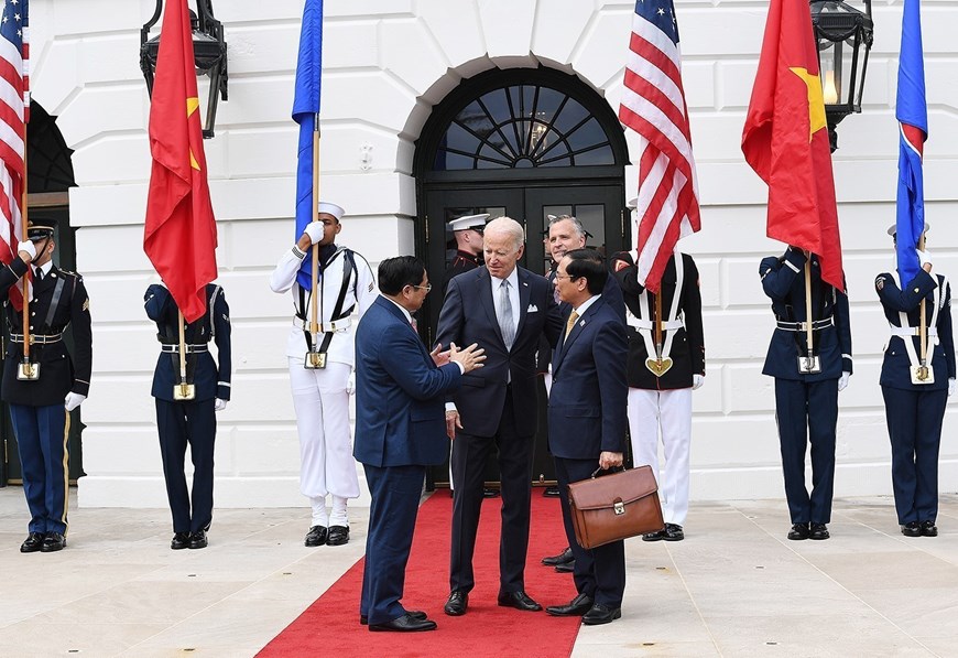 Thủ tướng Phạm Minh Chính dự chiêu đãi của Tổng thống Hoa Kỳ Joe Biden - Ảnh 5.