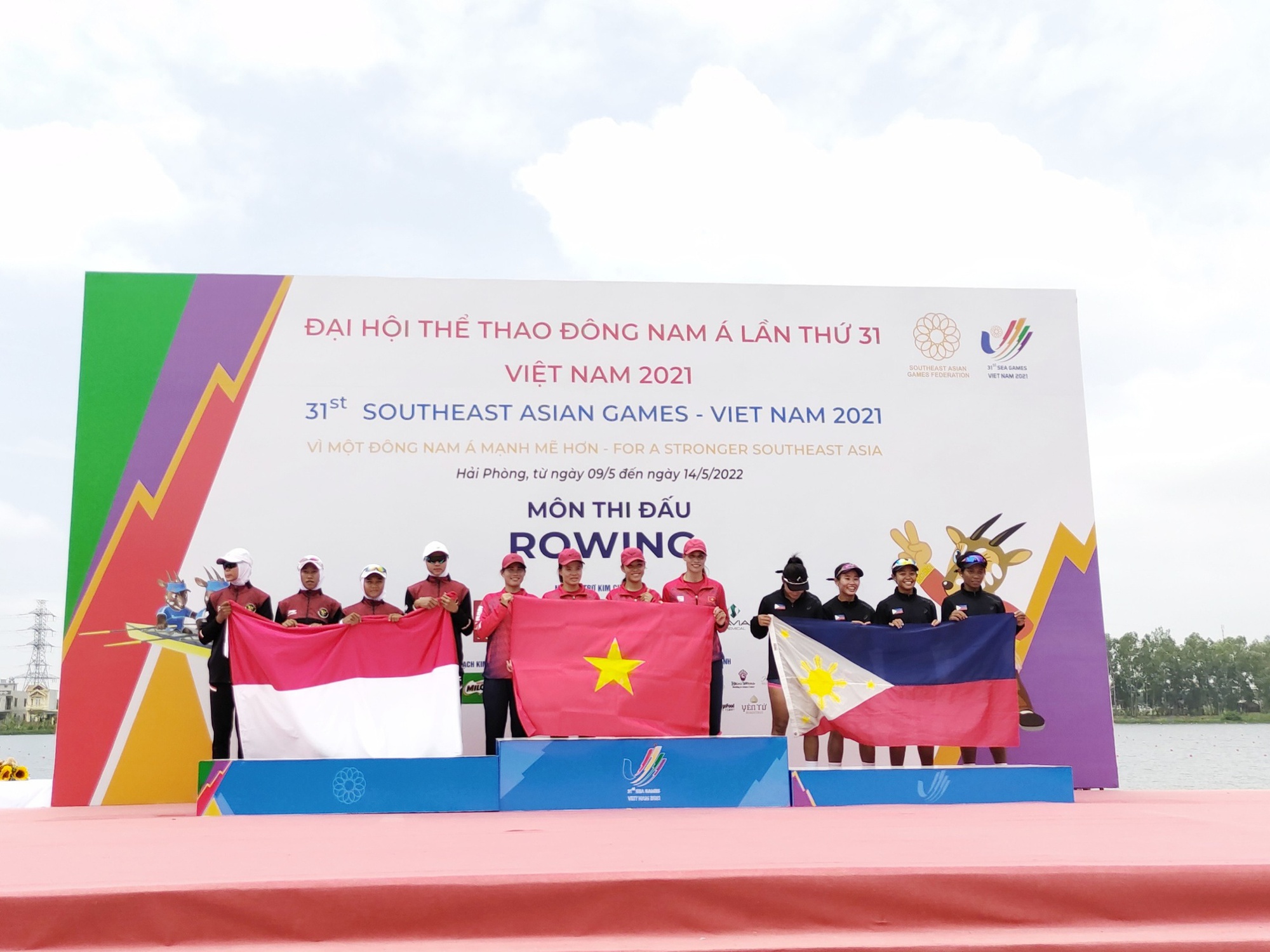 Rowing Việt Nam giành tấm HCV thứ ba tại SEA Games 31 - Ảnh 1.