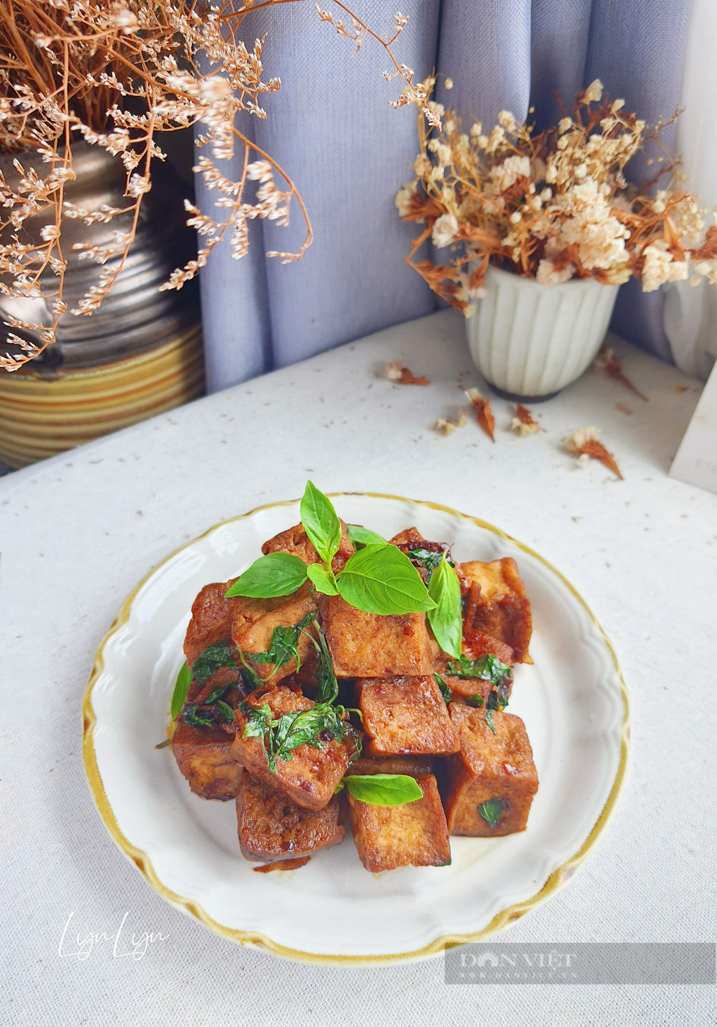 Tofu combined with this leaf will create an extremely attractive dish - Photo 3.