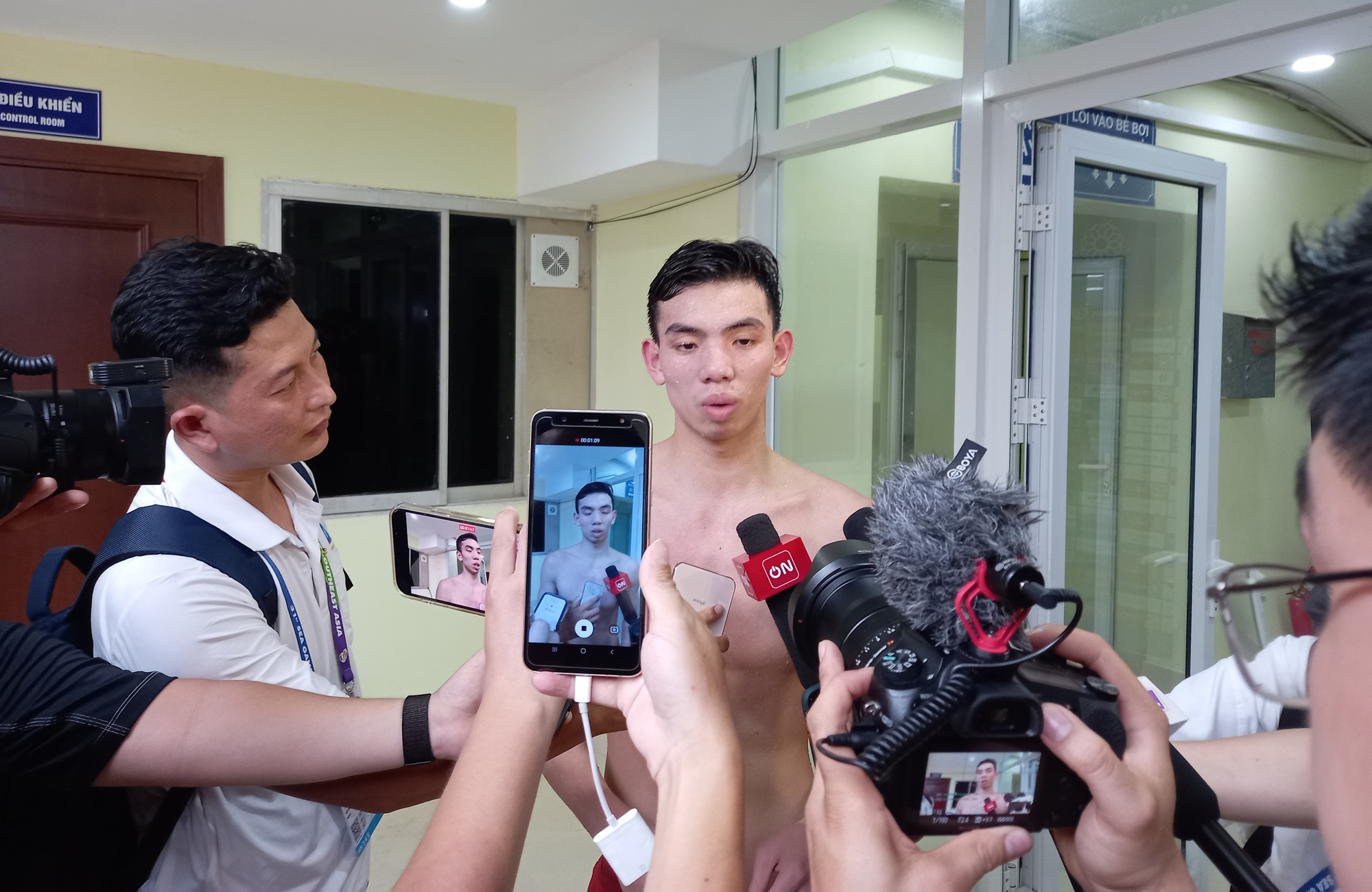 Giành HCV 1500m, &quot;kình ngư&quot; Nguyễn Huy Hoàng tuyên bố phá kỷ lục 400m tự do của chính mình - Ảnh 2.
