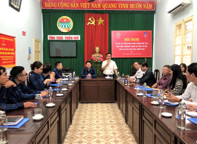 Thừa Thiên Huế triển khai thỏa thuận hợp tác giữa Hội Nông dân Việt Nam và Bảo hiểm PVI  - Ảnh 1.