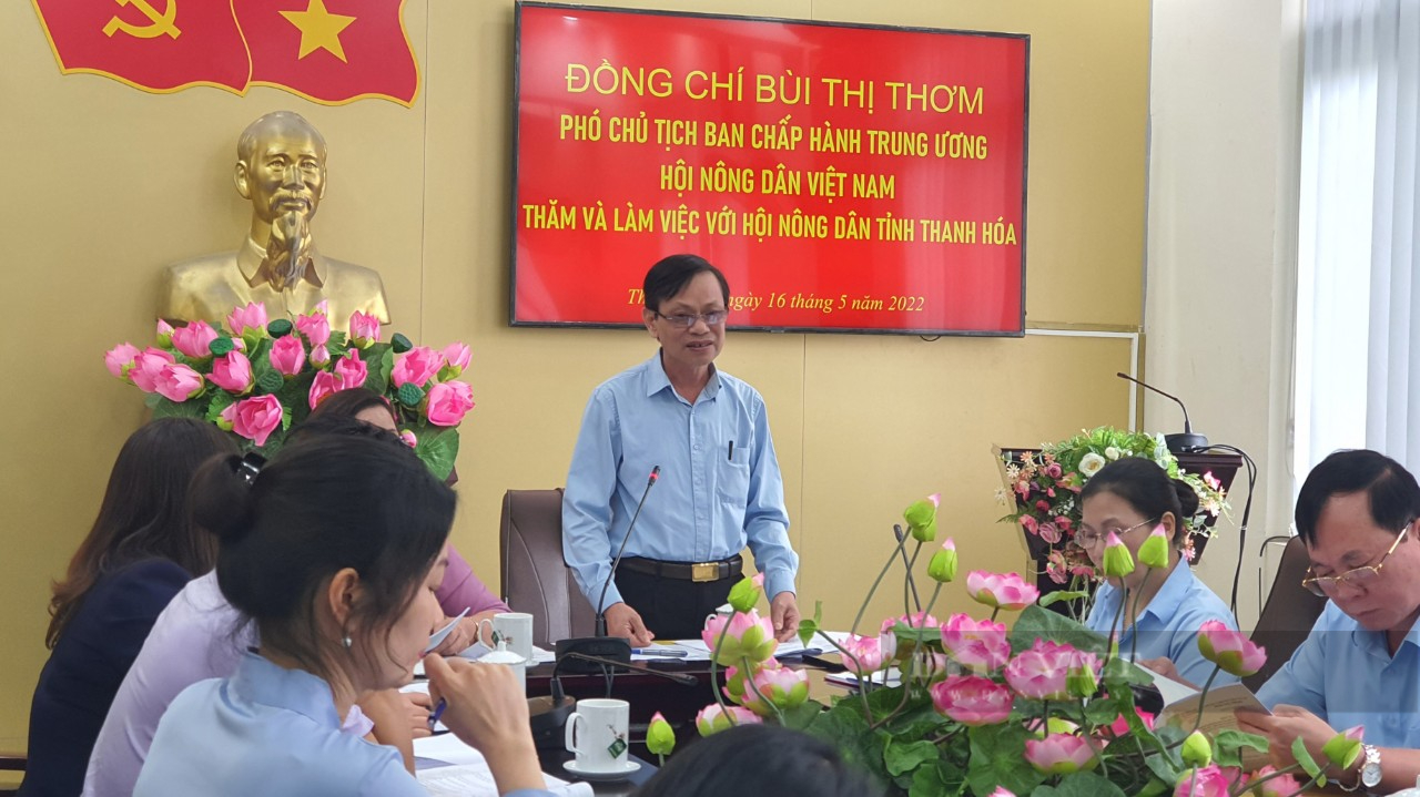 Phó Chủ tịch Hội Nông dân Việt Nam Bùi Thị Thơm kiểm tra công tác Hội và phong trào nông dân tại Thanh Hóa- Ảnh 2.