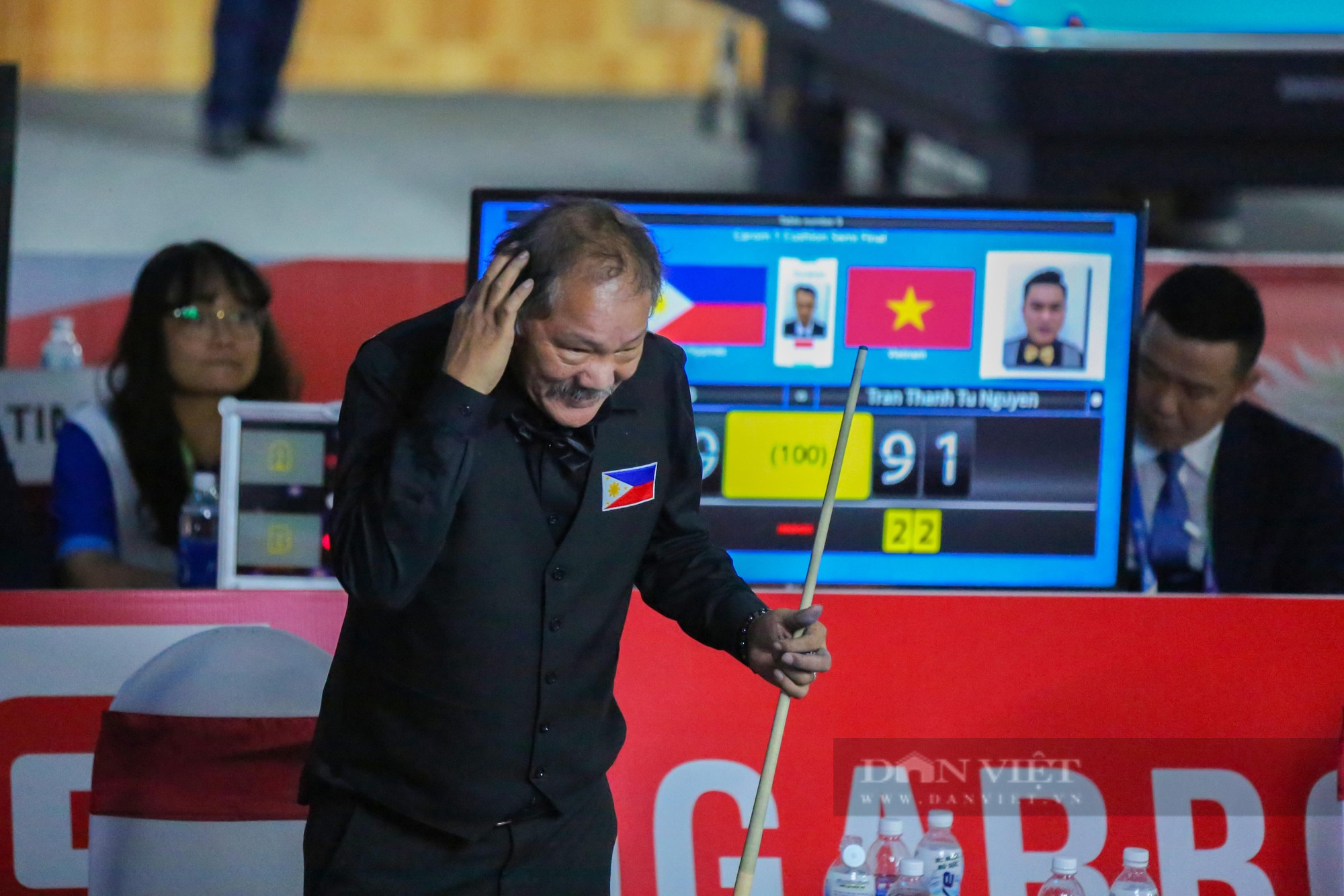 Những biểu cảm của huyền thoại Reyes trong trận thua cơ thủ Việt Nam tại SEA games 31 - Ảnh 10.