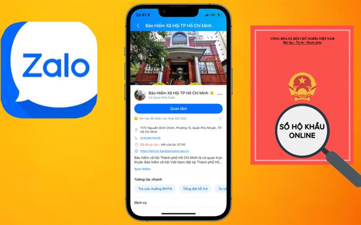 How to look up household registration book number online with Zalo simple and convenient