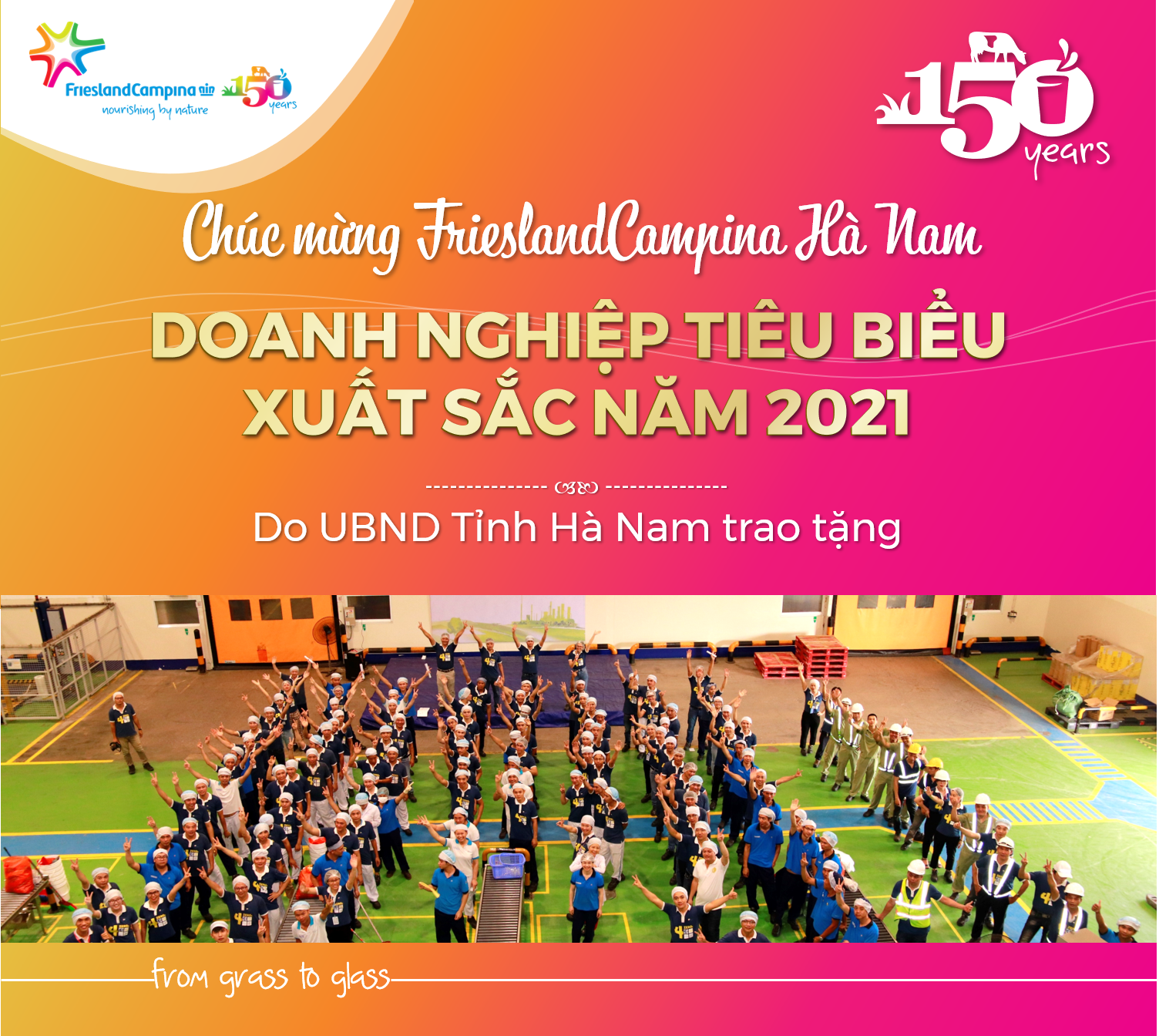 Nhà máy Hà Nam của DN Sữa Cô Gái Hà Lan được vinh danh &quot;Doanh nghiệp tiêu biểu xuất sắc&quot; - Ảnh 1.