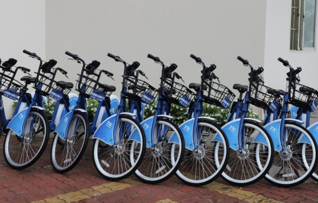 Bà Rịa - Vũng Tàu: 1.500 du khách hứng thú trải nghiệm xe đạp công cộng - Ảnh 2.