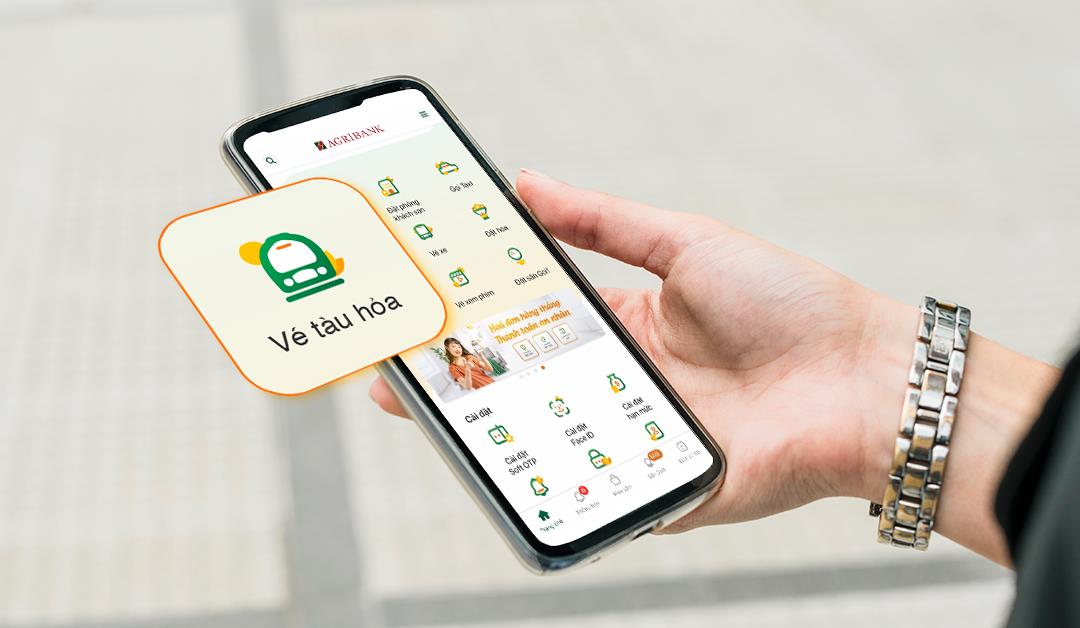 Mua vé tàu, xe, đặt hoa đang giảm tới 50% trên ứng dụng Agribank E-Mobile Banking - Ảnh 2.