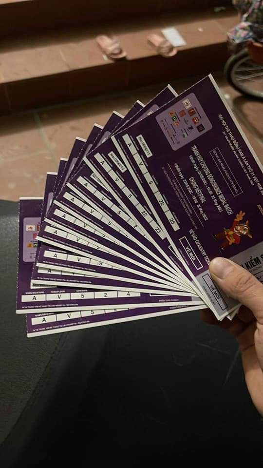 Tickets for the final U23 Vietnam - U23 Thailand, the black market 