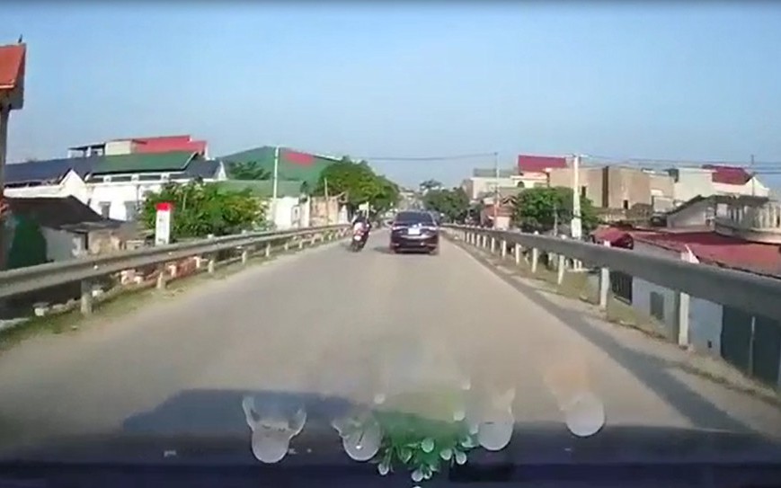 Shocked with “Ninja” riding Honda Vision at high speed causing an accident