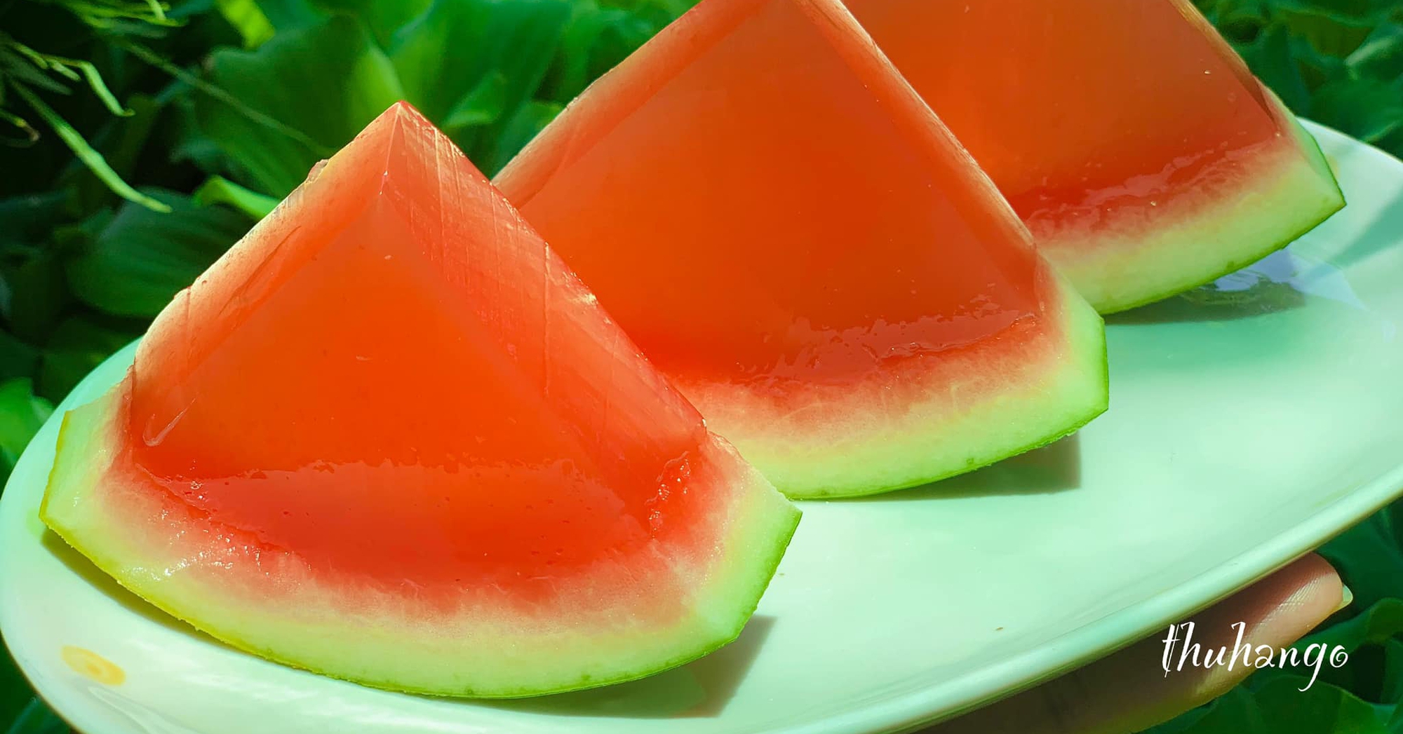 Make super cool watermelon jelly, both delicious and beautiful, baby loves it