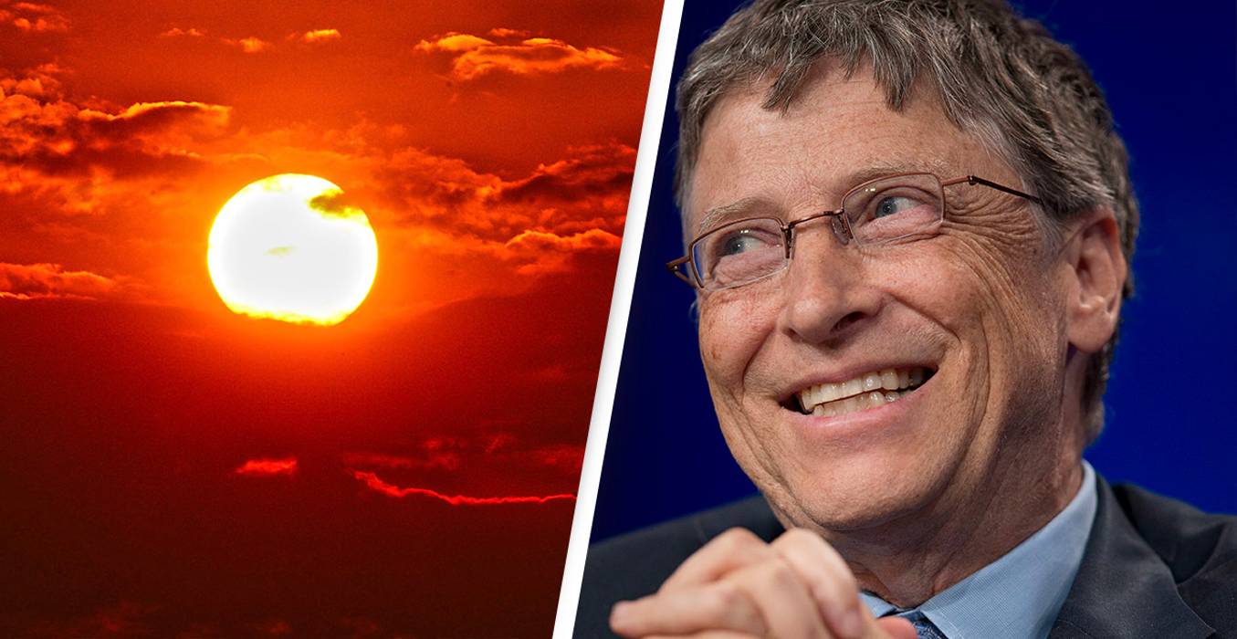 Billionaire Bill Gates offers a strategy to combat climate change.  Photo: @AFP.