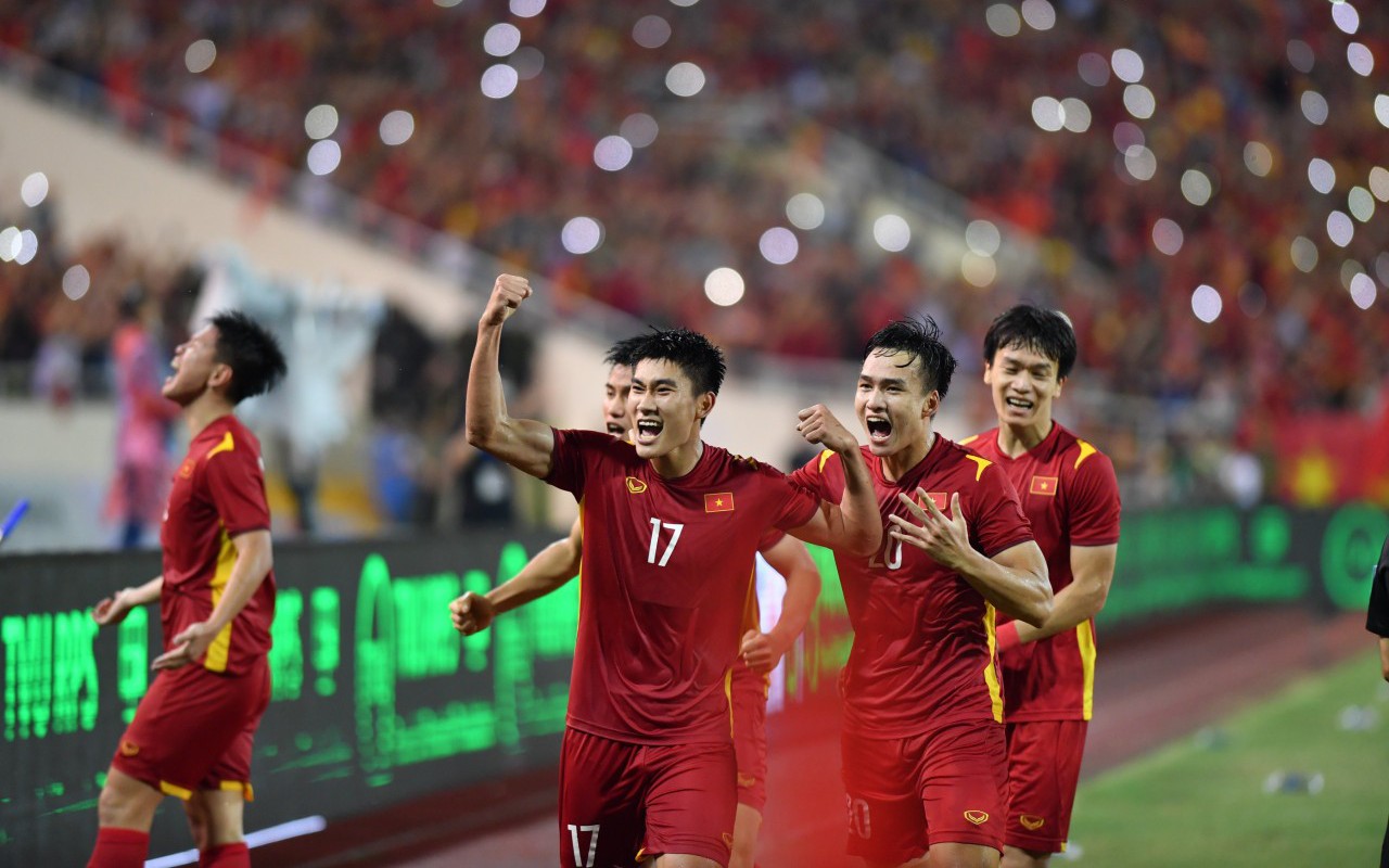 Who are the 14 Vietnamese U23 players called up for the 2022 AFC U23 Championship?