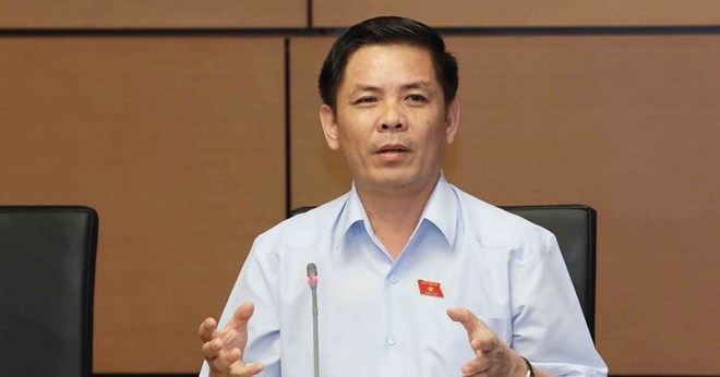 What did Minister Nguyen Van The present about the Ho Chi Minh road project?