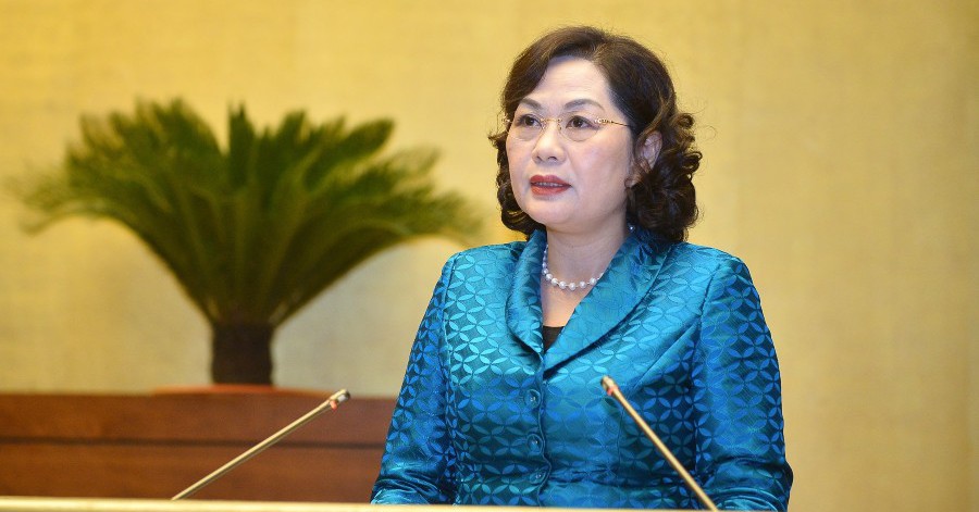 Governor Nguyen Thi Hong revealed a series of difficulties and banks “suffering” because of taxes and fees