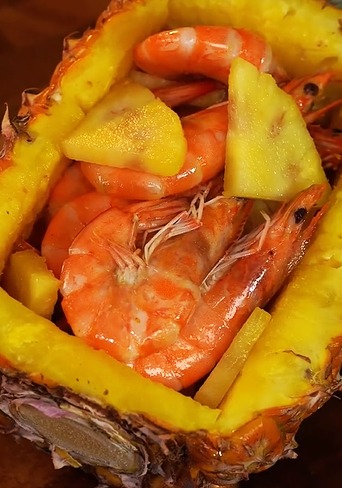 The chef said: If you want to grill shrimp, it's sweet and soft, you can't do without this fruit - Photo 1.