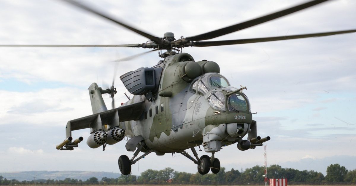 The Czech Republic strongly supplied Mi-24 attack helicopters to Ukraine despite a strong warning from Russia