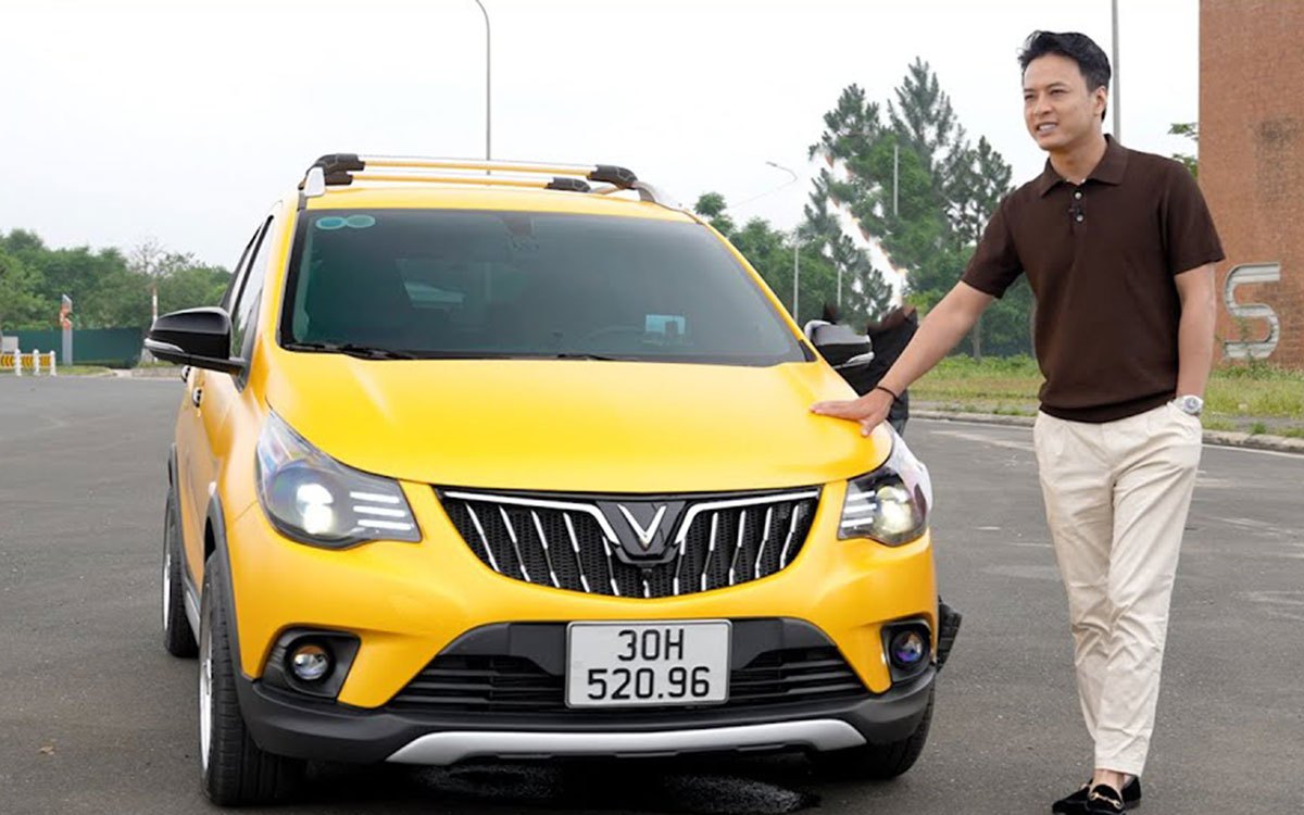 Actor Hong Dang “customizes” a VinFast Fadil car for his wife, spending more money than the price of the car