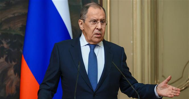 Russia’s foreign minister says the West wants an ‘all-out war’