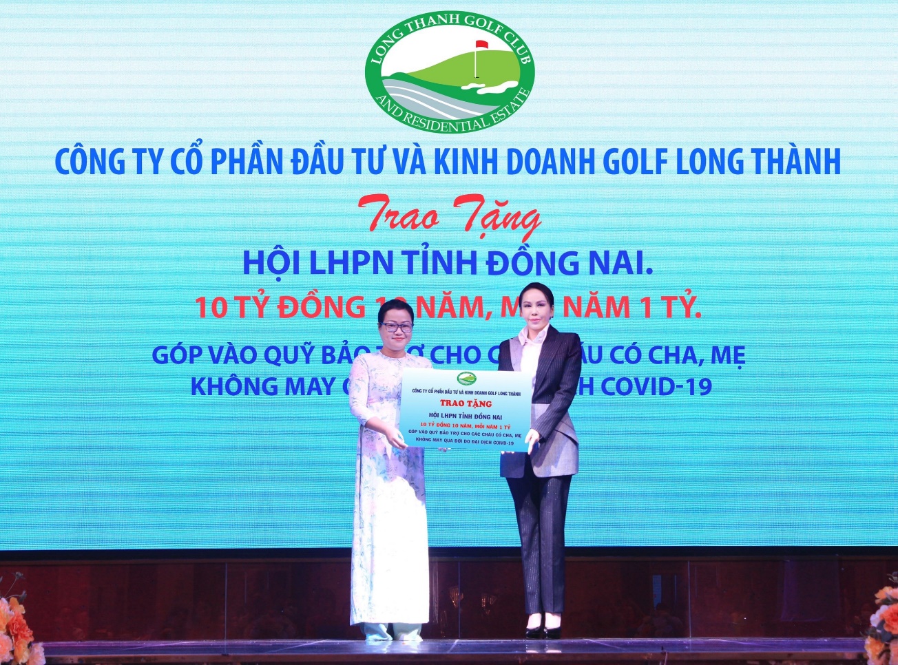 Golf Long Thành tài trợ 10 tỷ đồng cho chương trình &quot;Mẹ đỡ đầu&quot; tỉnh Đồng Nai - Ảnh 1.