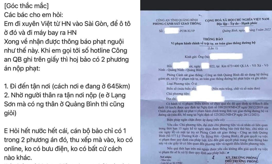 Bất hợp lý lái xe đi hàng nghìn km đến trụ sở làm việc liên quan đến phạt nguội? - Ảnh 1.