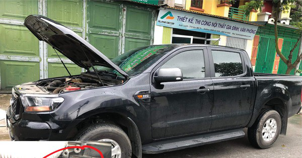 A series of Vietnamese users accuse the new Ford Ranger of being rusted