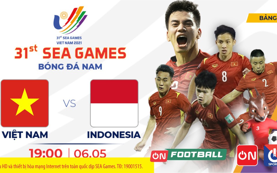 On which channel do you watch U23 Vietnam – U23 Indonesia live?