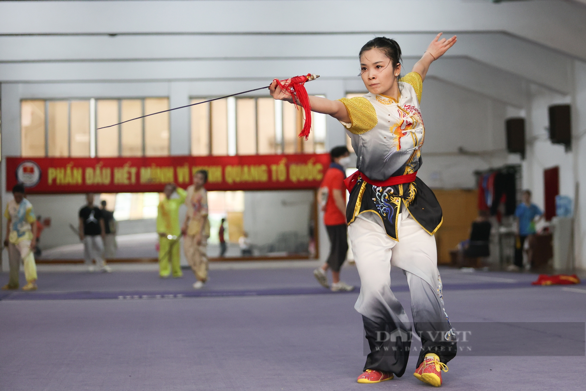 Cô gái Vàng của Wushu Việt Nam Dương Thúy Vi cùng đồng đội sẵn sàng chinh phục SEA Games 31 - Ảnh 4.