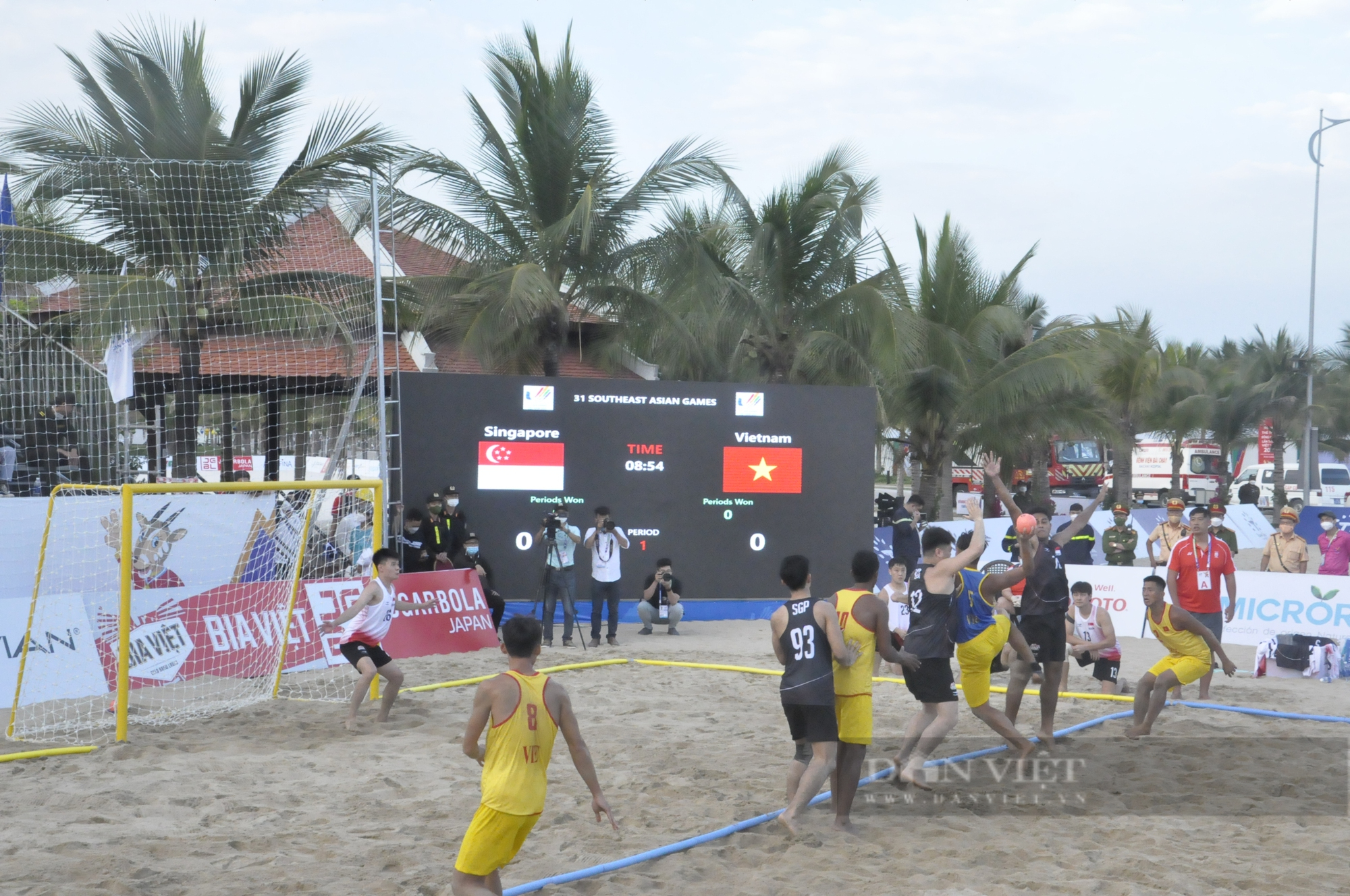 Đội tuyển bóng ném bãi biển Việt Nam thắng trận mở màn tại SEA Games 31 - Ảnh 3.