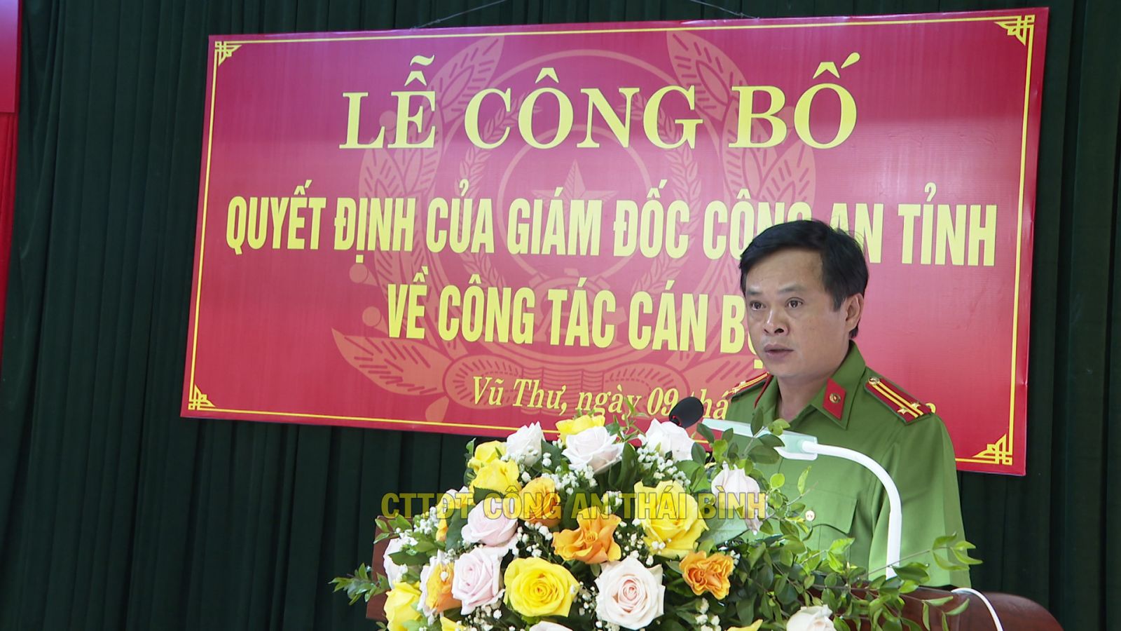 Thái Bình: Giám đốc Công an tỉnh điều động nhân sự giữ chức Trưởng Công an Vũ Thư - Ảnh 1.