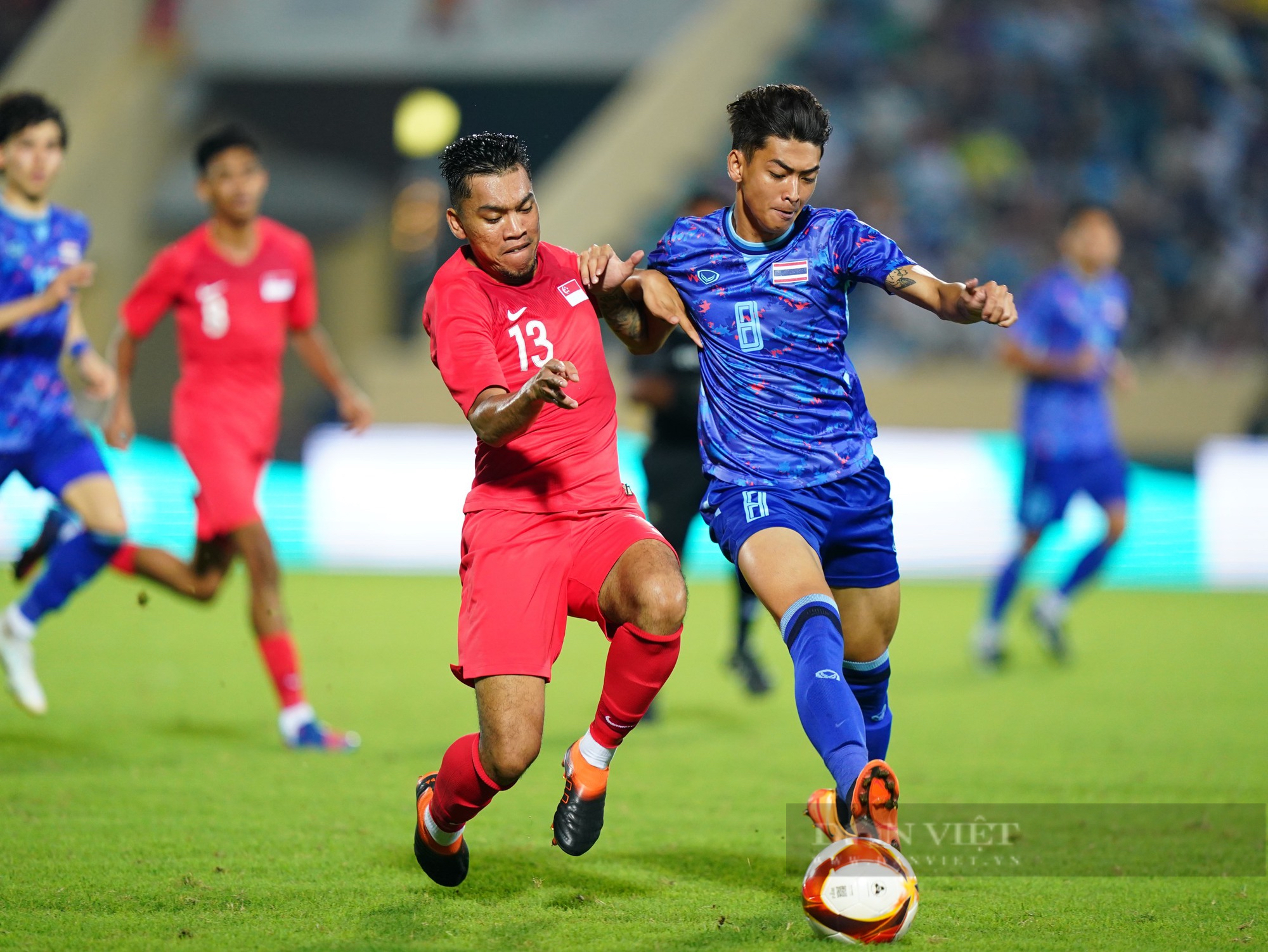 Thái Lan hạ Singapore 5-0 trên sân Thiên Trường - Ảnh 10.