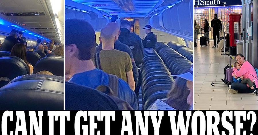 The “abandoned” flight left hundreds of British tourists locked up for several hours on the plane