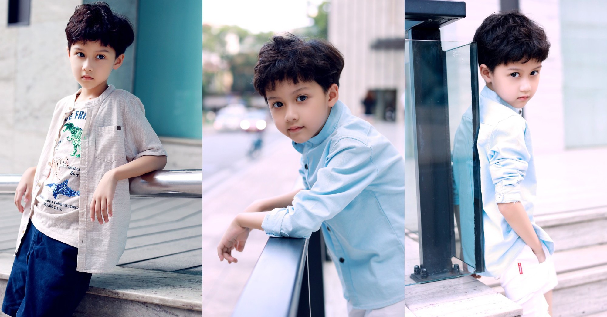 Melted because of the handsomeness and coolness of Huyen Lizzie’s son