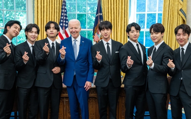 The conversation between BTS and US President Joe Biden at the White House