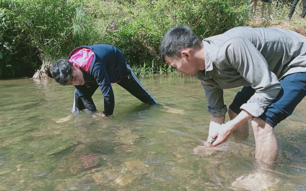 Ở vùng này Nghệ An, dân giữ suối cả năm, một ngày đẹp trời cả làng xuống bắt cá đặc sản đông vui như hội