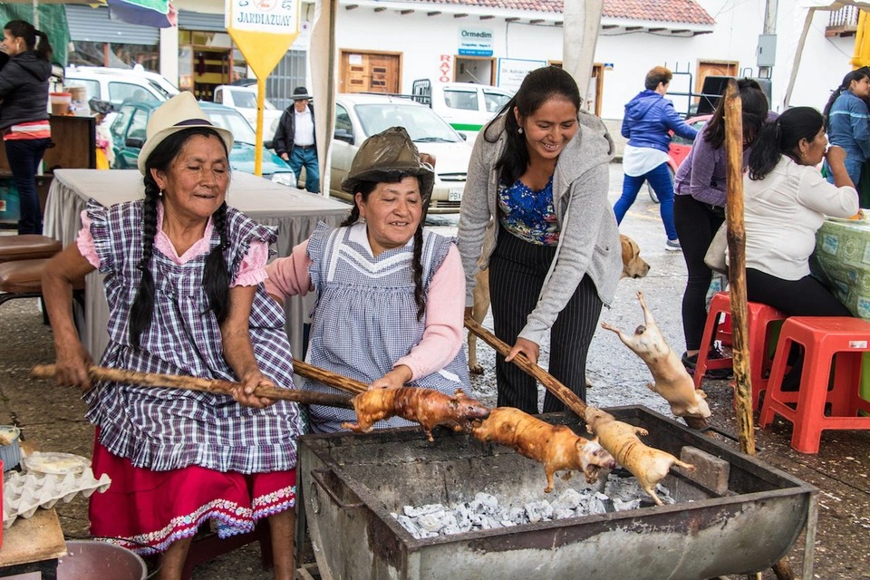 Kỳ lạ thói quen ăn chuột lang gây tranh cãi của Peru - Ảnh 1.