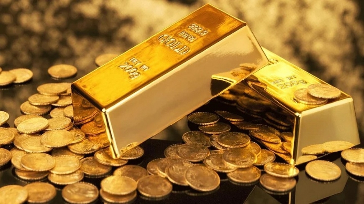 Giá vàng trong nước và thế giới giảm liên tiếp - Ảnh 1.