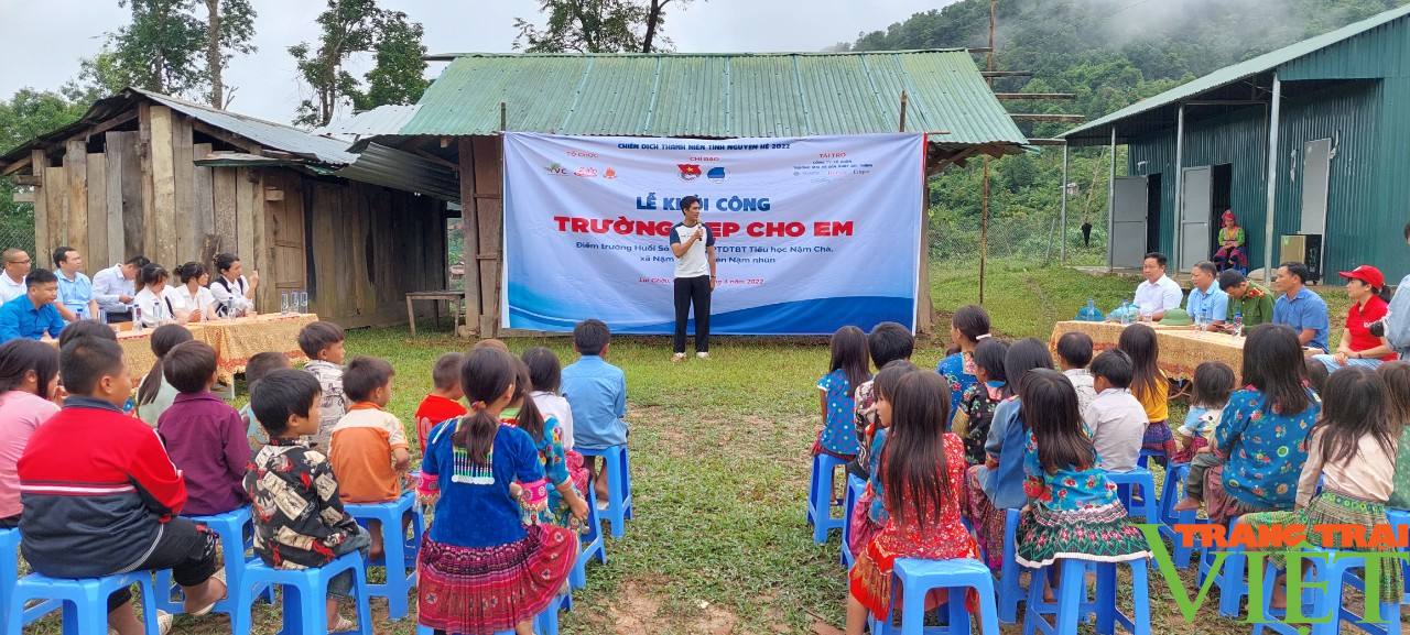 Lai Châu: Khởi công &quot;Trường đẹp cho em&quot;  - Ảnh 1.