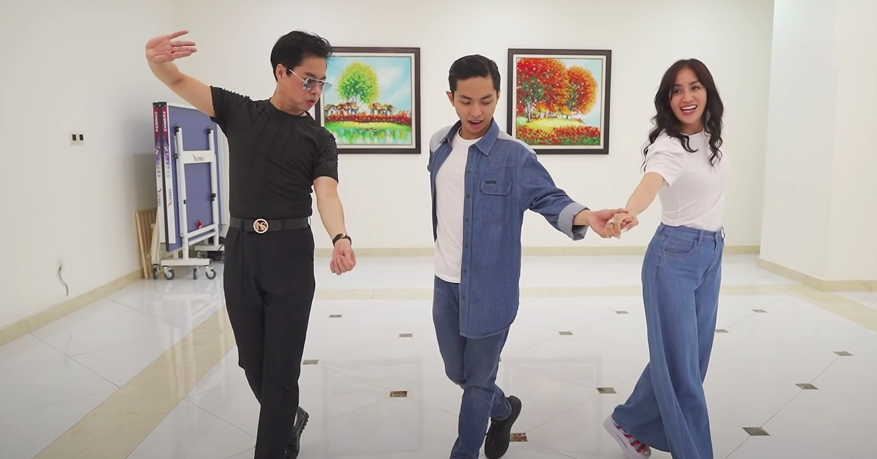Phan Hiển – Khánh Thi dạy Ngọc Sơn nhảy để diễn trong đám cưới?