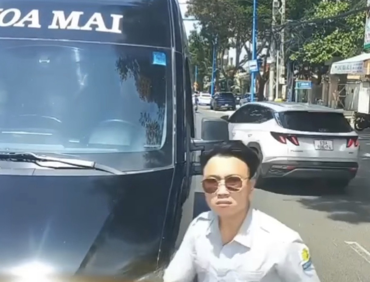 Bà Rịa - Vũng Tàu: Mời tài xế xe Hoa Mai lên làm việc vì &quot;đi sai&quot; còn đe dọa đòi đánh người - Ảnh 2.