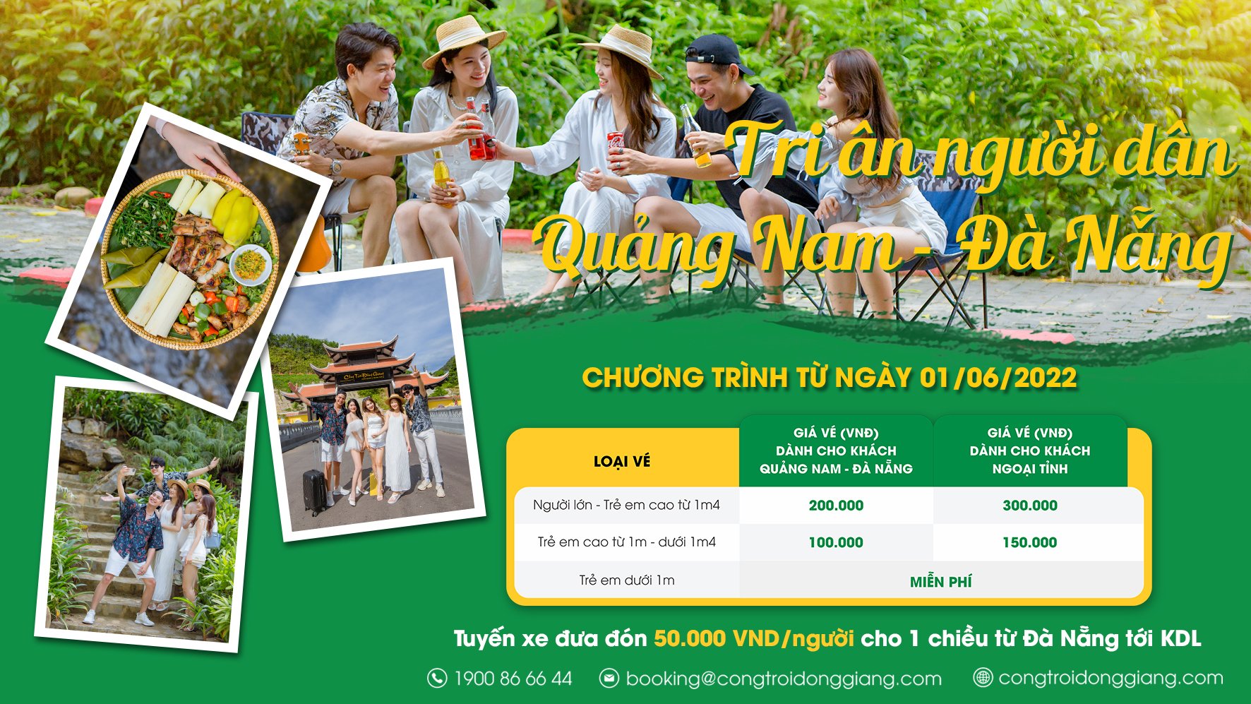 Khu du lịch sinh thái Cổng Trời Đông Giang giảm giá vé tham quan dành cho người dân Quảng Nam - Đà Nẵng - Ảnh 2.