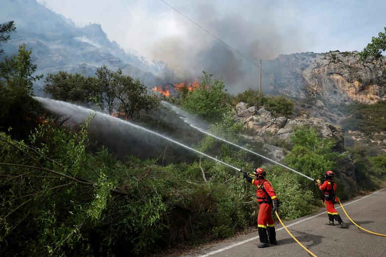 Nắng nóng, hơn 1.000 ha rừng tại Tây Ban Nha bị thiêu rụi vì cháy rừng - Ảnh 6.