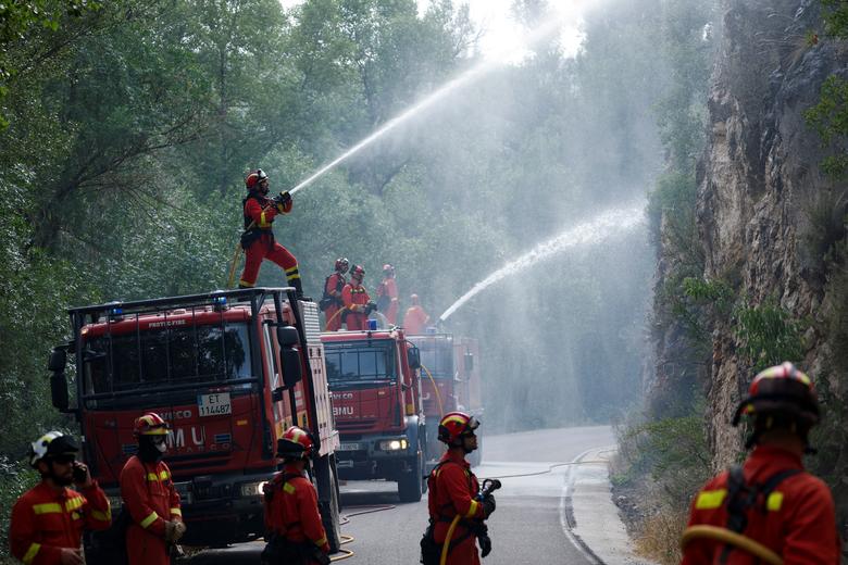 Nắng nóng, hơn 1.000 ha rừng tại Tây Ban Nha bị thiêu rụi vì cháy rừng - Ảnh 2.