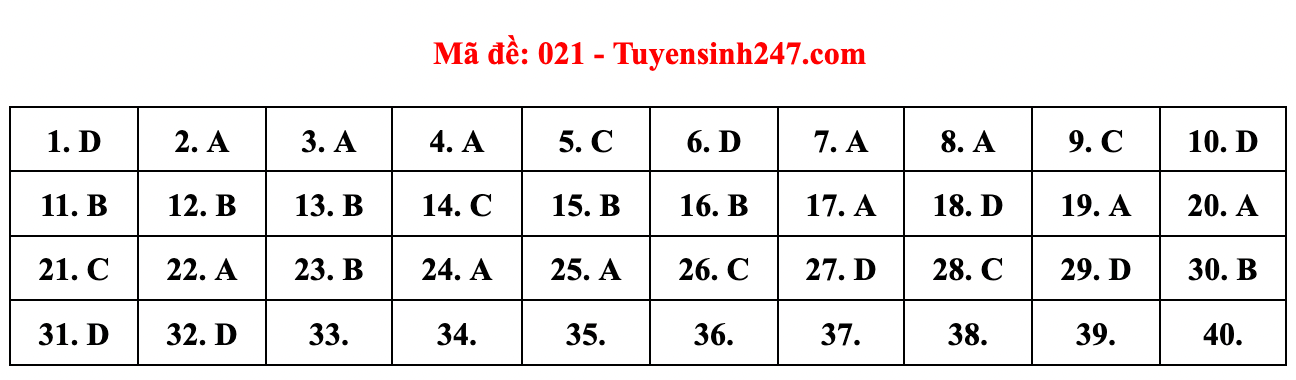 Gợi ý đáp án đề thi môn Tiếng Anh lớp 10 Hà Nội năm 2022 - Ảnh 16.