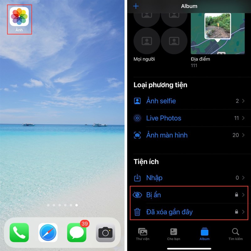 Cách khóa ảnh trên iPhone để bảo vệ riêng tư, ngăn bị xem lén - Ảnh 2.