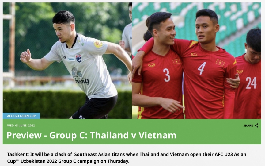 Morning (2/6): AFC suddenly called U23 Vietnam 