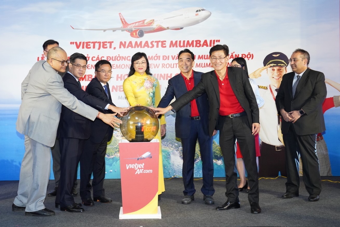 Vietjet mở thêm 4 đường bay giữa Việt Nam - Ấn Độ - Ảnh 1.